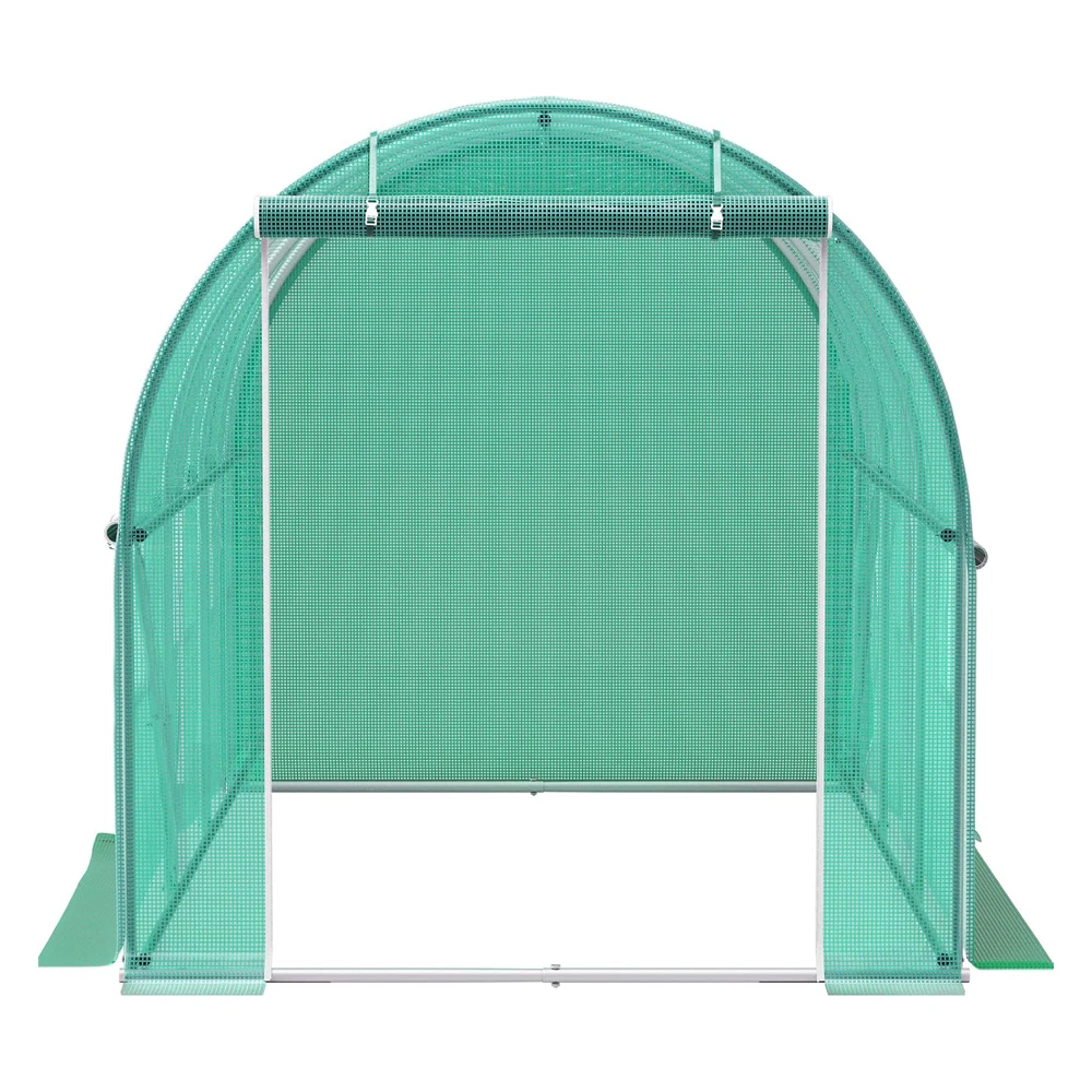 دفيئة لحماية النباتات من المصنع الأصلي - دفيئة من البلاستيك PE مع مصراع دوار بسحاب عالي التحمل #6