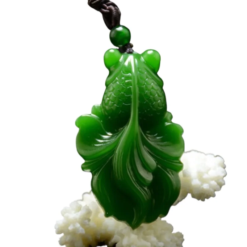 Pendant Goldfish Pendant Spinach Green Fish Pendant Men's and Women's Models