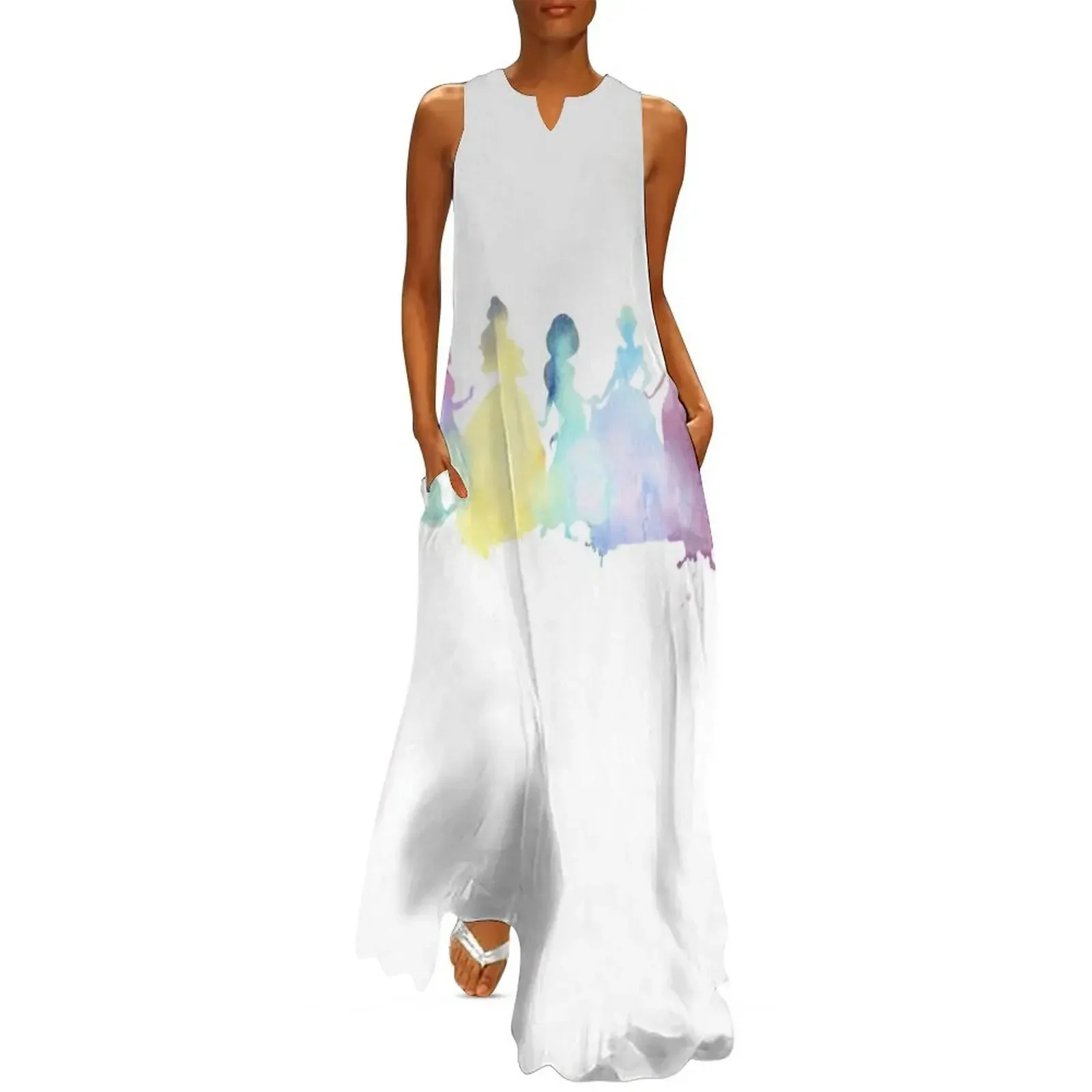 

The Colors of the Princesses Long Dress dress summer Women's evening dress women's clothing trend 2025 women