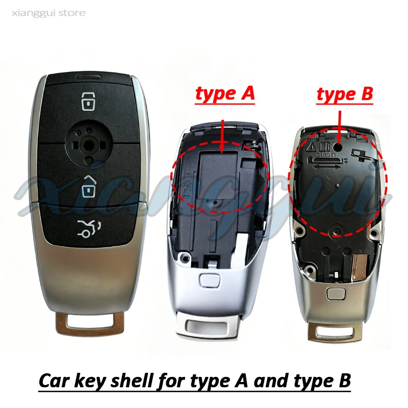 Car Key Housing Key Case Shell for Mercedes Benz A C E S G Class GLC CLE CLA GLB GLS W177 W205 W213 W222 X167 AMG A1779055806