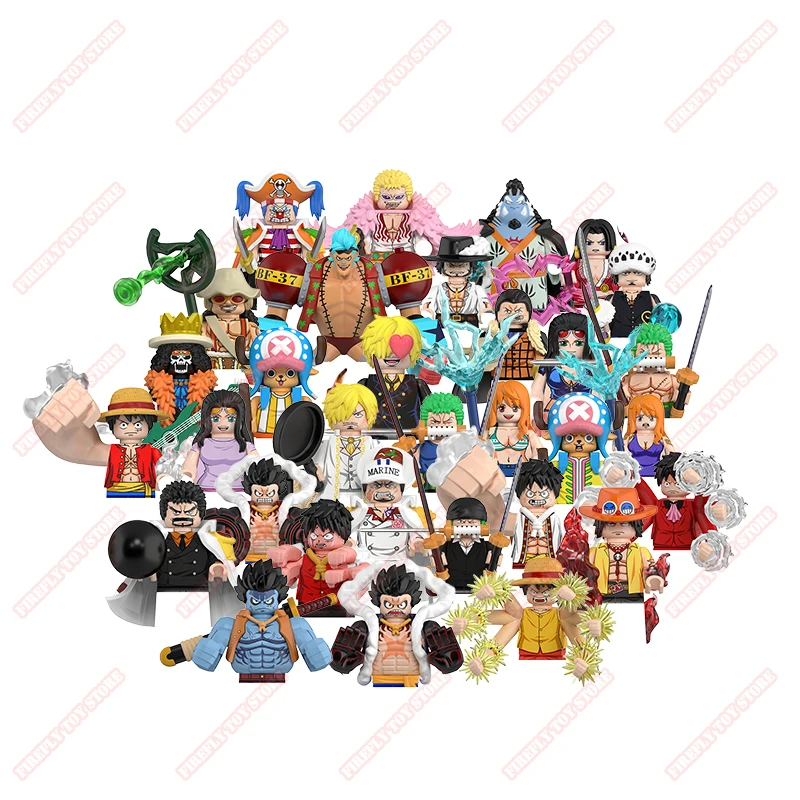 

One Piece Animation Peripheral Toys Luffy Chopper Zoro Robin Nami Buggy Sanji Small Doll Anime Action Model Figures Collection