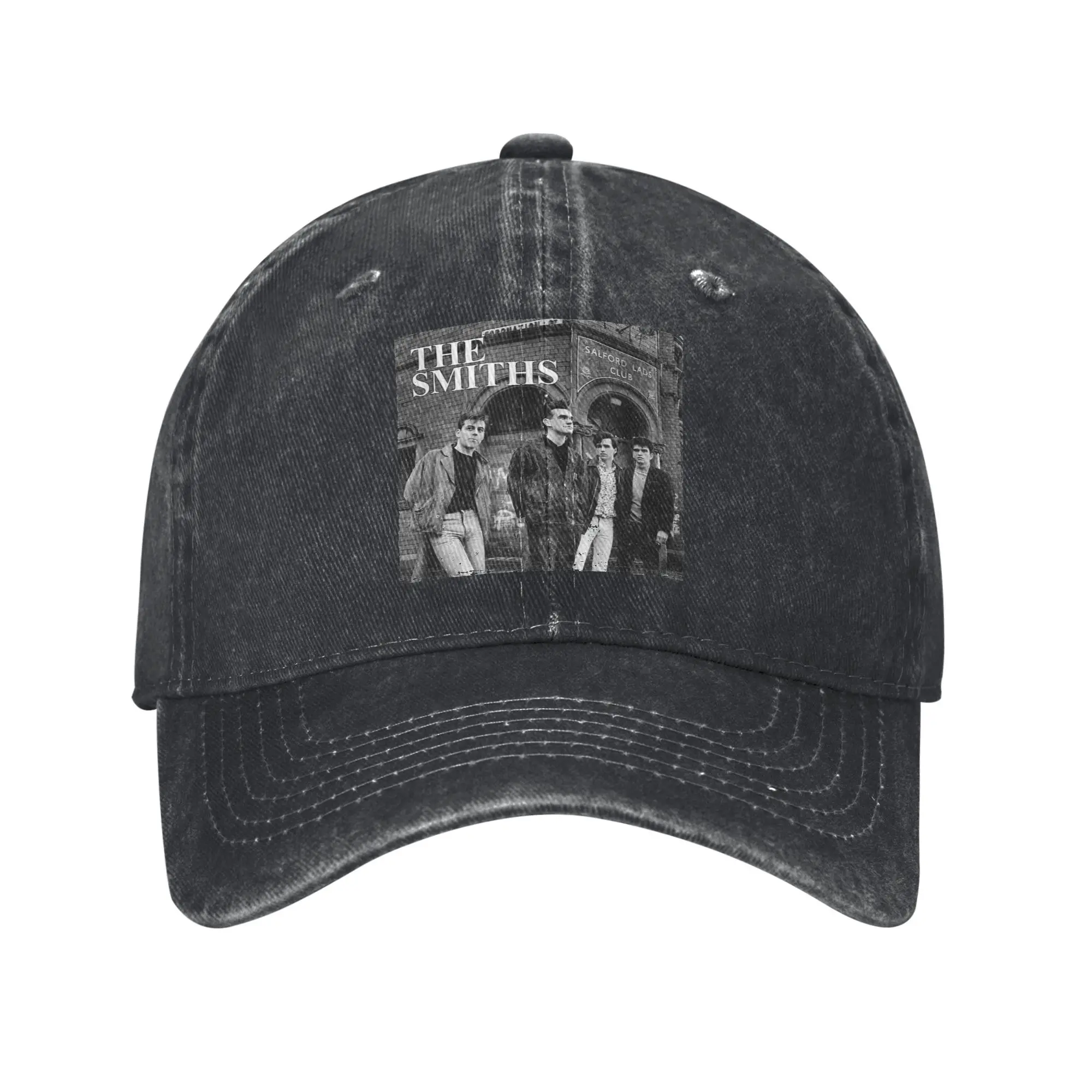 

The Smiths Salford Lads Club Band Men Women Baseball Cap Distressed Denim Washed Caps Hat Retro Outdoor Summer Gift Headwear