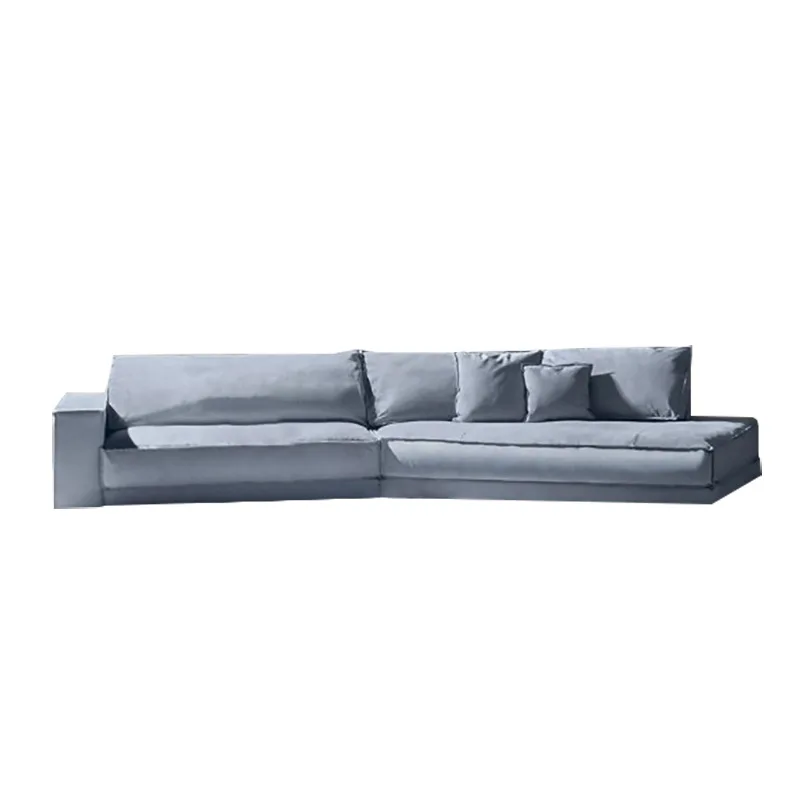 

Simple fabric corner sofa set Small living room friendly detachable washable Unique design