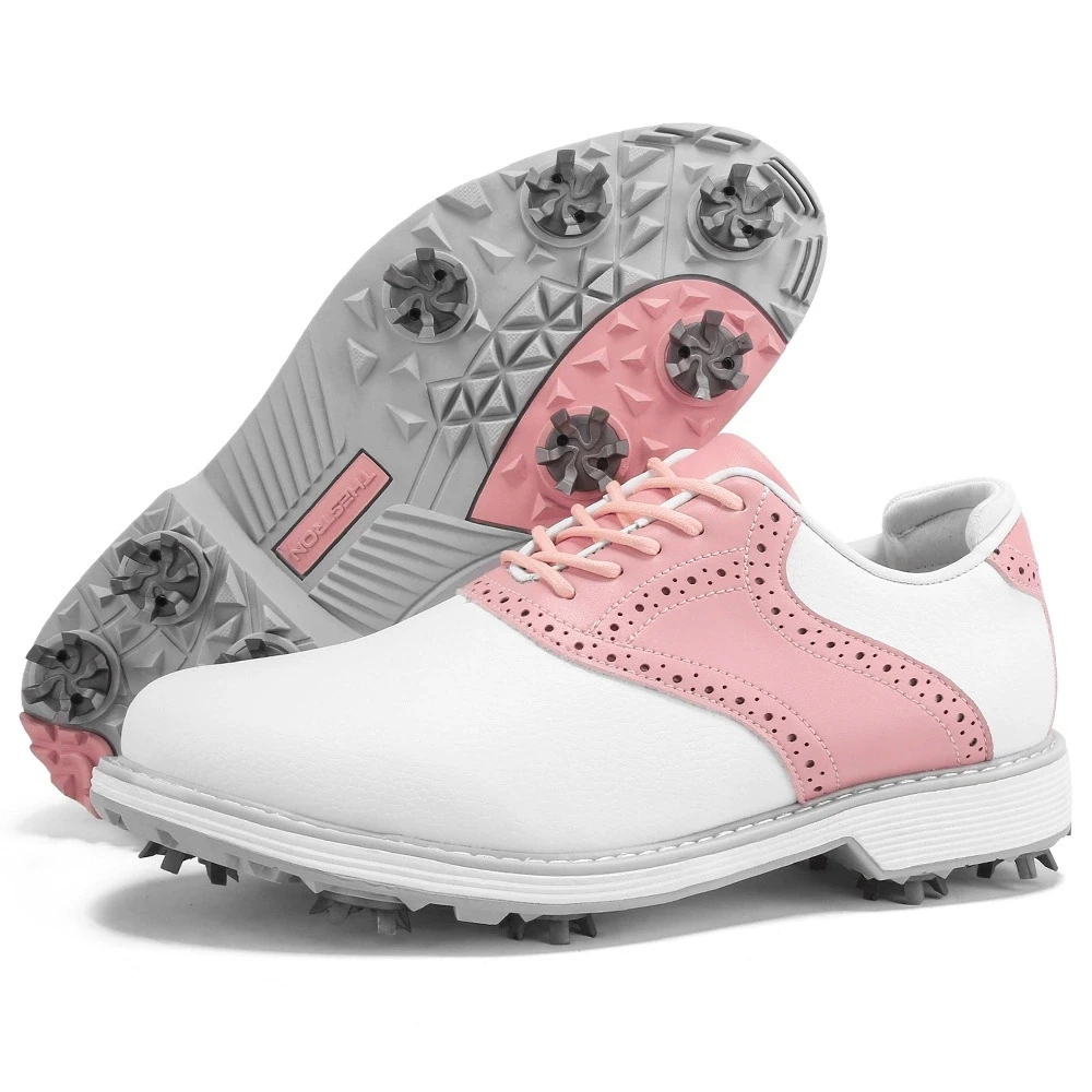 Women's Golf Shoes Size 36-43  Breathable, Non-Slip Athletic Sneakers Outdoor Casual & Sports Training Spiked Shoes