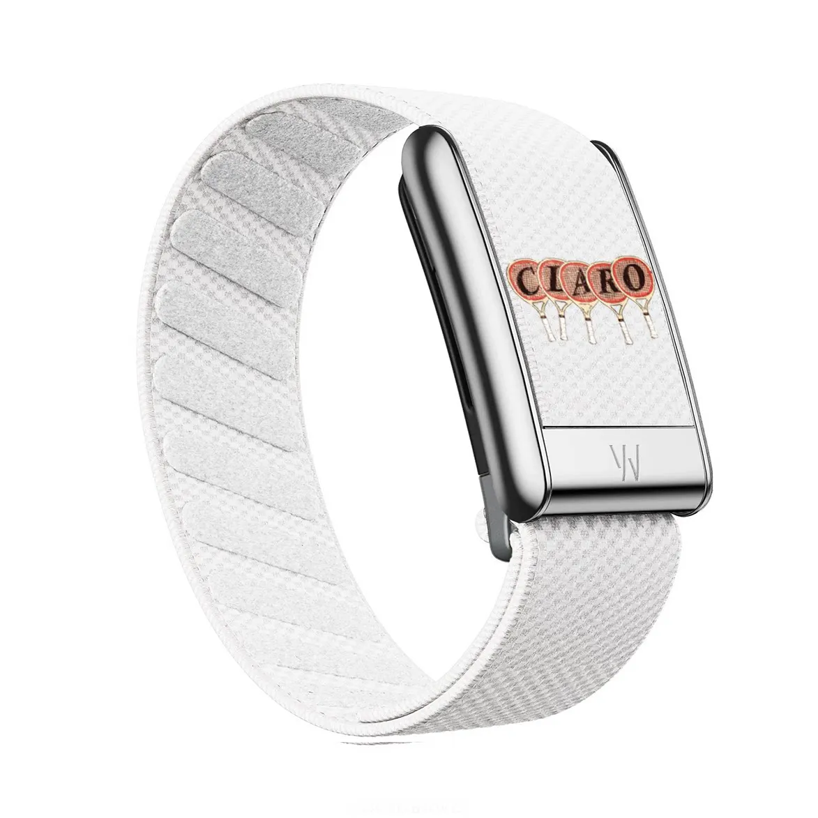 Whoop 5.0  Tennis Print Nylon Woven Strap Letter Slogan Replacement Band Breathable Sport Wristband Fitness Tracker Accessories