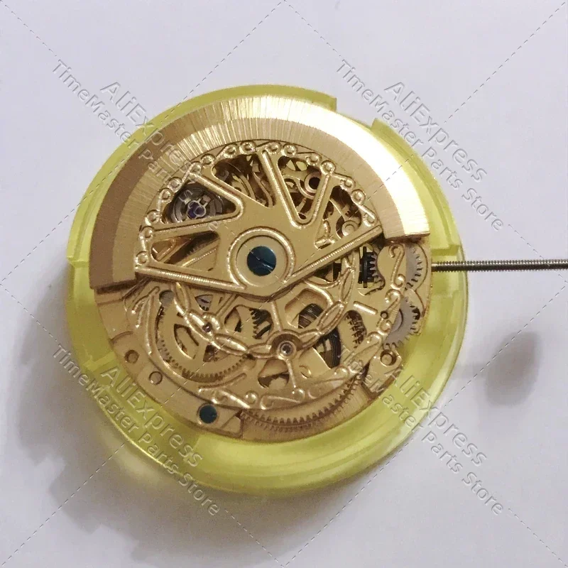 New 2813 Movement China 8205 8200 Hollow Out Movement Gold Silver Watch Mouvement Accessories