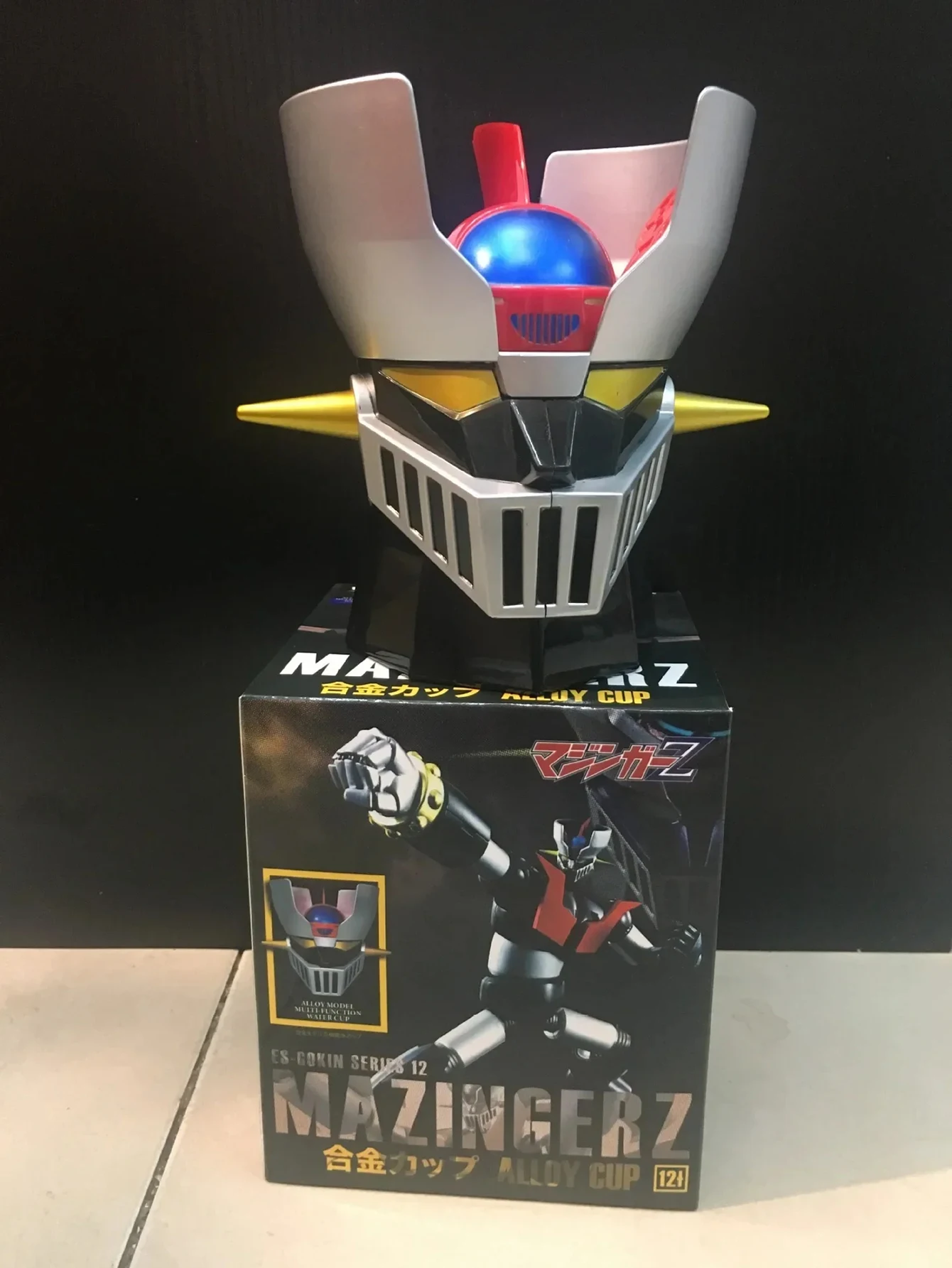 Mazinger Z Transformation Robot Canecas De Café Com Tampa, Anime Canecas De Aço Inoxidável, Copo De Água, Figuras Do Brinquedo, Decorações De Escritório, 420ml