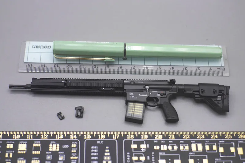 

SMG ES 1/6 Miniature Hk G28 5004 Sniper Weapon Noumenon Model Accessories Toy Fit 12'' Action Figure In Stock