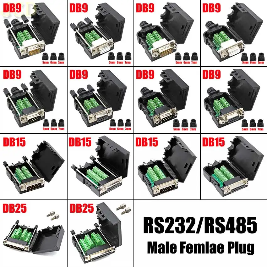 DB9 DB15 DB25 Conne… - image