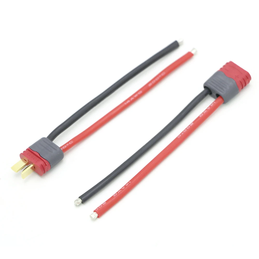 1 Cái Phần Amass T Đầu Cắm Nam Nữ Với Nhà Ở 10CM Dây Silicone 12AWG FPV