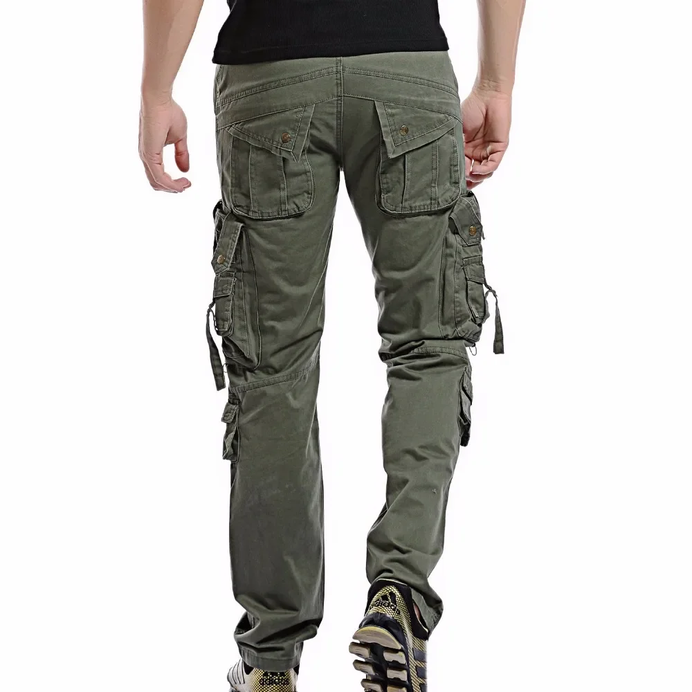 

2023 Fashion Military Cargo Pants Mens Trousers Overalls Casual Baggy Army Cargo Pants Men Plus Size Multi-pocket Tactical Pants
