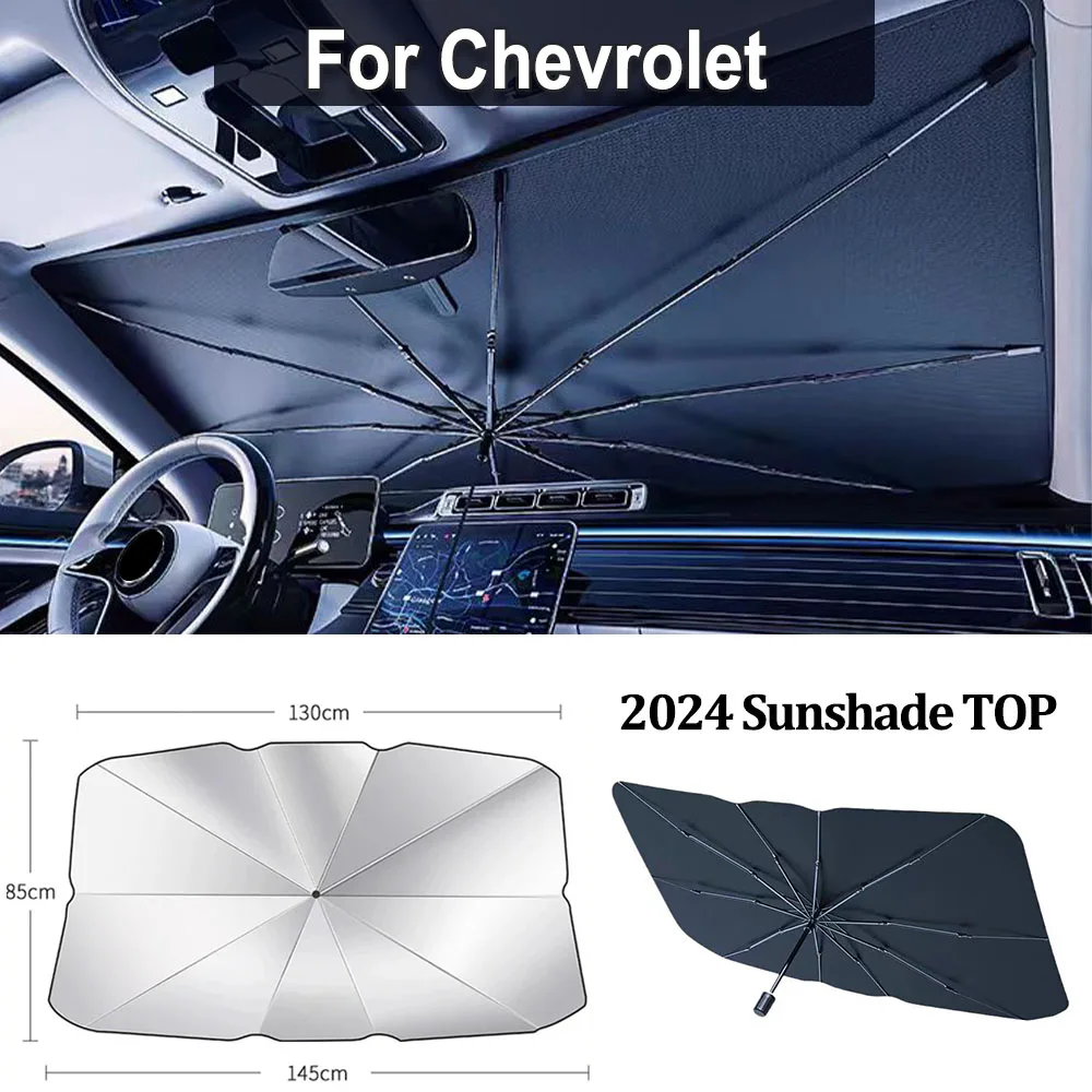 

Car Sunshade Windshield Umbrella For Chevrolet Trax Malibu XL Cavalier Equinox Orlando Monza Blazer Seeker Car Front SunShade