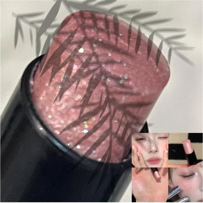 【HERORANGE 】قلم تظليل عيون لامع طبيعي لامع أبيض اللون لتظليل العيون وتظليل كونتور ومكياج الوجه