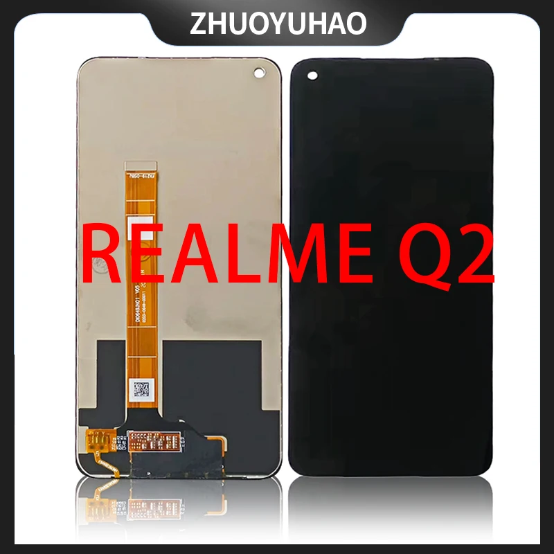 شاشة LCD بديلة لهاتف REALME Q2 ، شاشة تعمل باللمس ، تجميع محول الأرقام ،