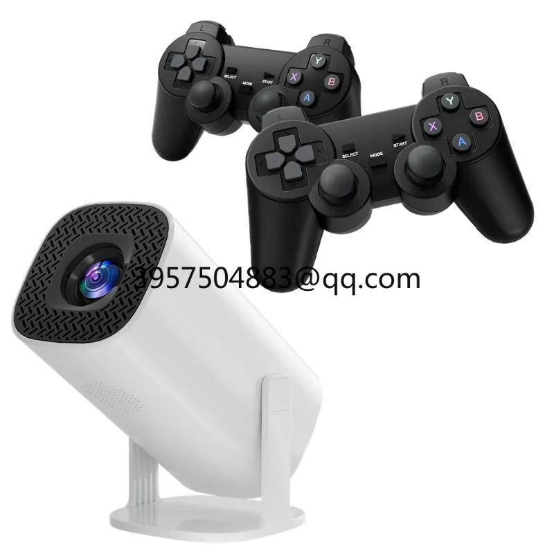 4K game projector P30MAX chip H713 handheld double wireless handle high definition