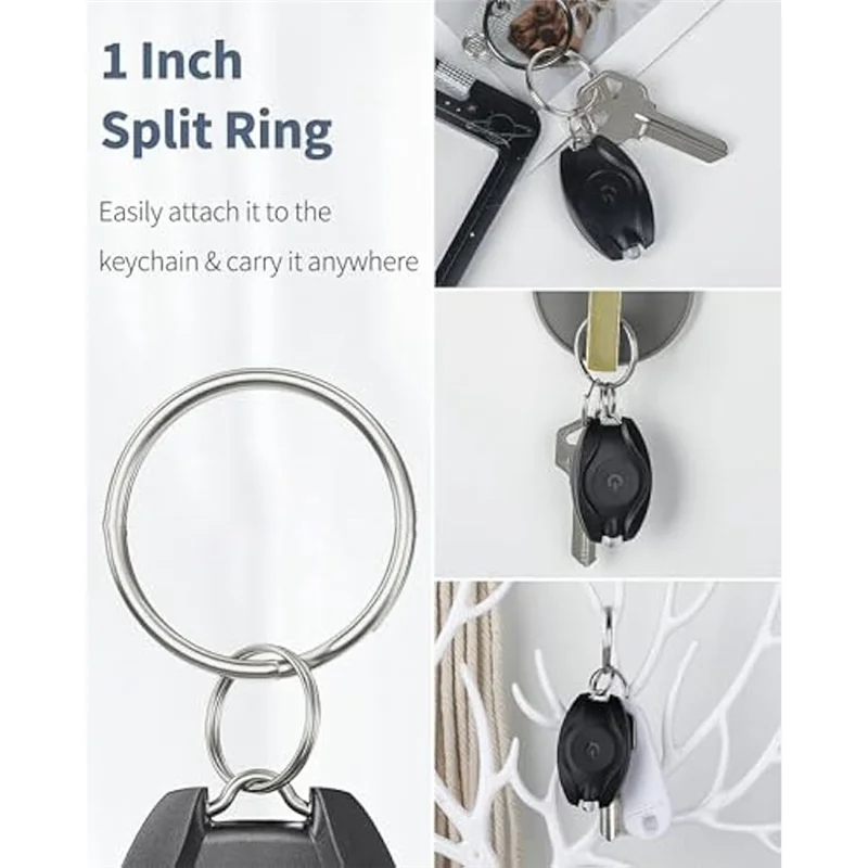 A07F-5Pack LED Keychain Flashlight Mini LED Keychain Light Portable Battery Powered Key Ring Torch For Outdoor Camping Party