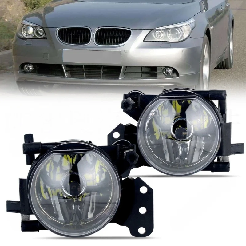 

Fog Lamp Assembly With Bulbs For BMW 5 Series E60 Sedan E61 Touring 2003-2006 Front Bumper Anti Fog Light LED 63176910791