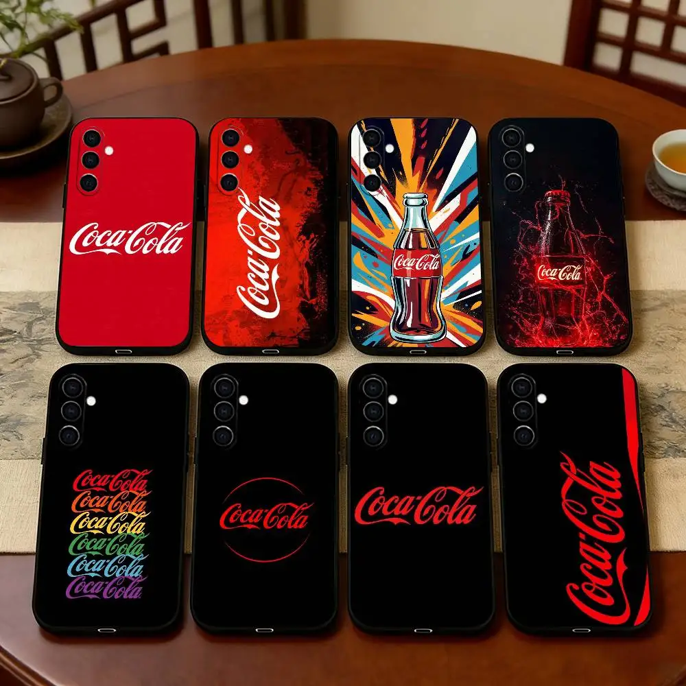 H-Hot C-Coca D-Drinks C-Cola Phone Case For Samsung Galaxy A73,A72,A71,A70,A53,A52,A51,Others Soft Black Cover