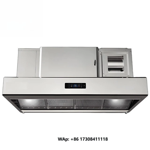 Ductless Integrated Range Hood Commercial Kitchen Fume Extraction System air Purifier