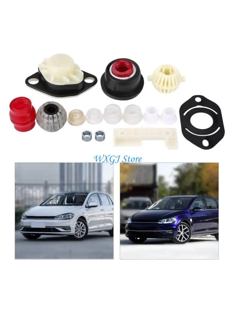 

37JE Gearboxes Gear Shifter Linkages Repair Set for Golf Toleto Replace 191798116A