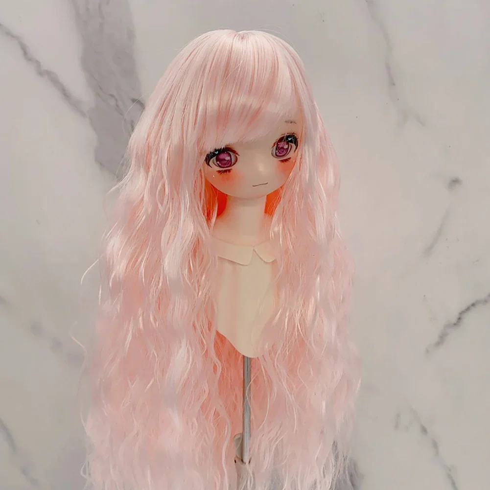 BJD SD Doll Wig High Temperature Fibre Durable doll Hair for upset duck for1/3 doll hair Bjd Wig DIY decoration