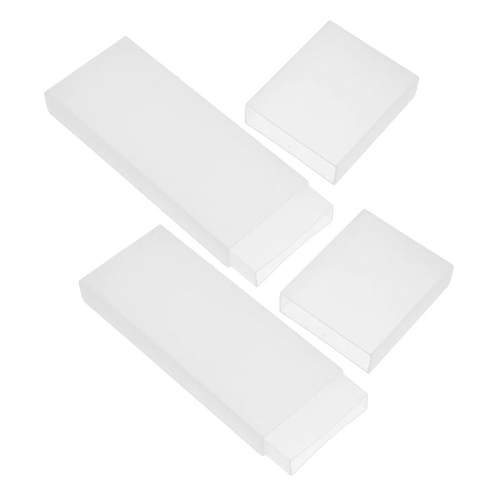 

2pcs Tongue Scraper Storage Box Reusable Plastic Travel Protective Carrier Packaging Case Safe Lightweight Portable Oral