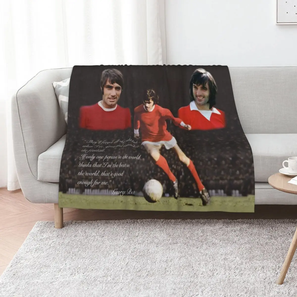 

GEORGE BEST - GENIUS Throw Blanket for winter For Decorative Sofa bed plaid Nap Blankets
