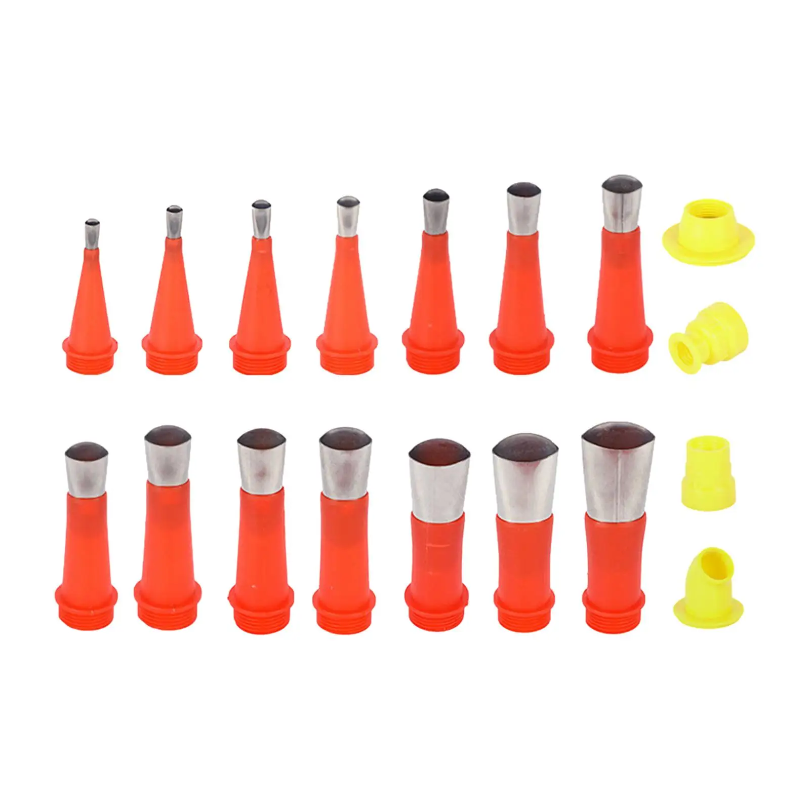 20Pcs Caulking Nozzle Applicators Caulk Finishing Tools Nozzle Set Replaceable Caulking Finisher for Kitchen Window