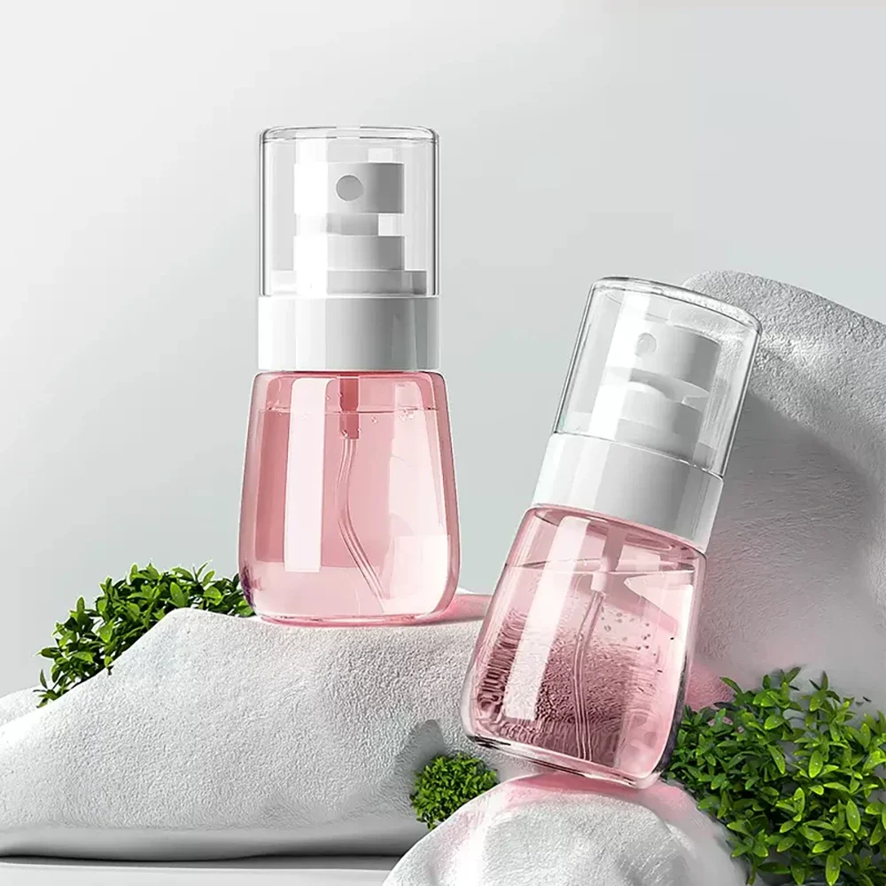 Travel Spray Bottle, Mini Refillable Small Spray Bottles with Fine Mist Nozzle for Hair Face Water Alcohol Plants, 1pcs 30ml