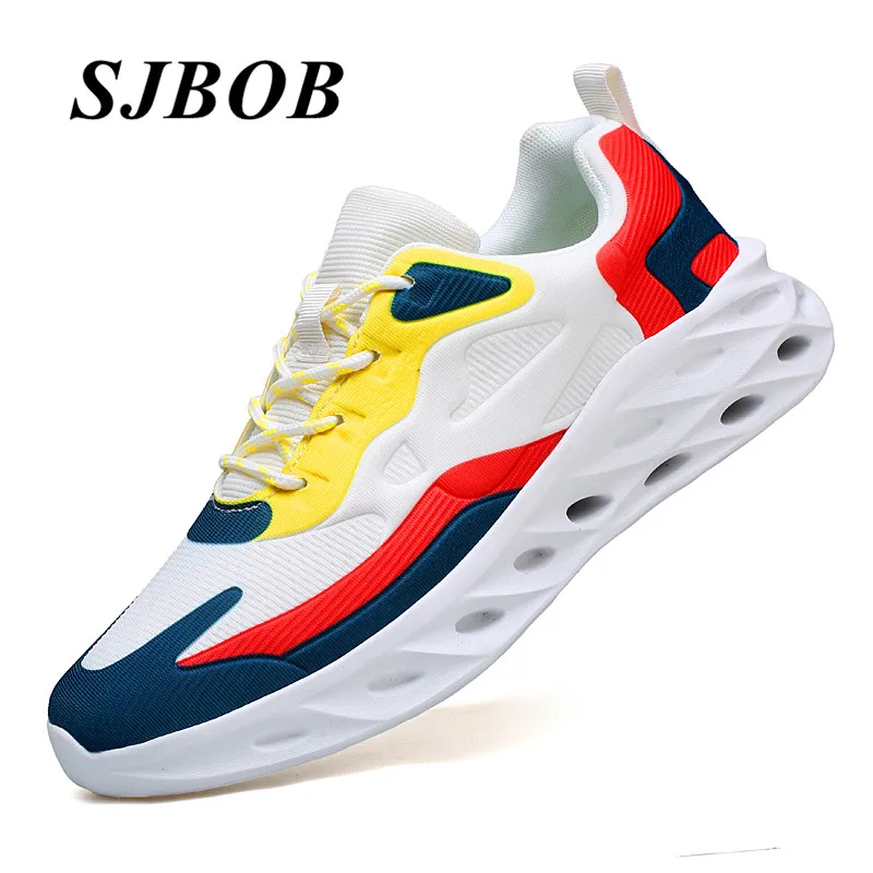 

2025 Trend Couple Running Shoes Size 35-46 Low Top Mesh Men Athletic Shoes Lightweight Anti-Shock Women Sneaker Zapatos De Mujer