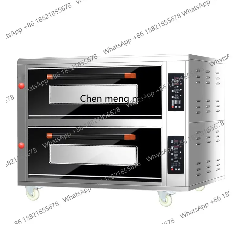 E132 New Steam Electric Oven Commercial Slate Pizza Bread Cake Shop Second Floor Four Plate Electric Oven