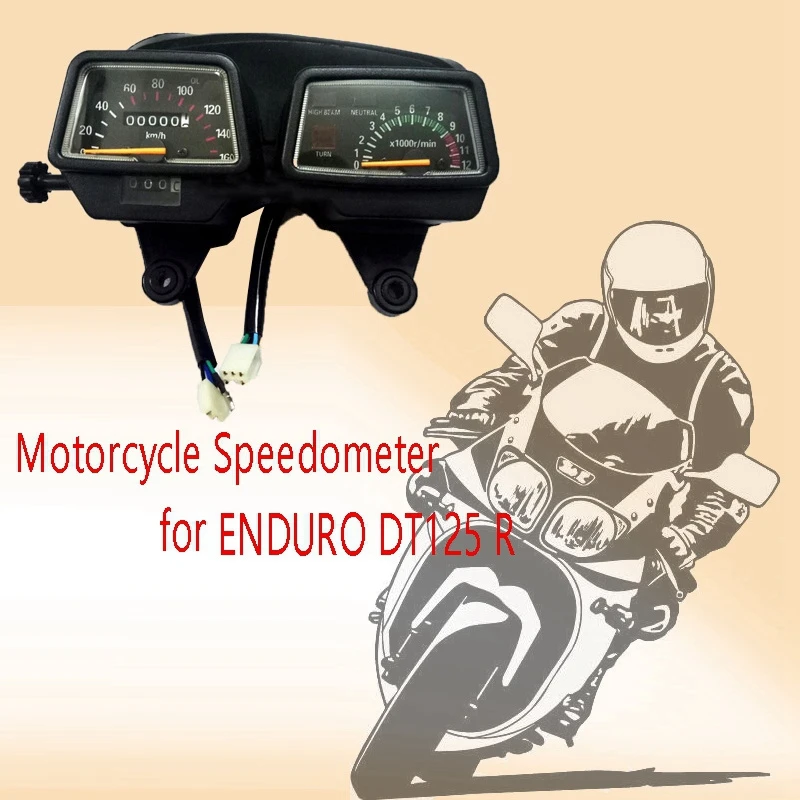 Motocicleta Velocímetro Instrumento Medidores Odômetro Caso Speed Meter para DT125