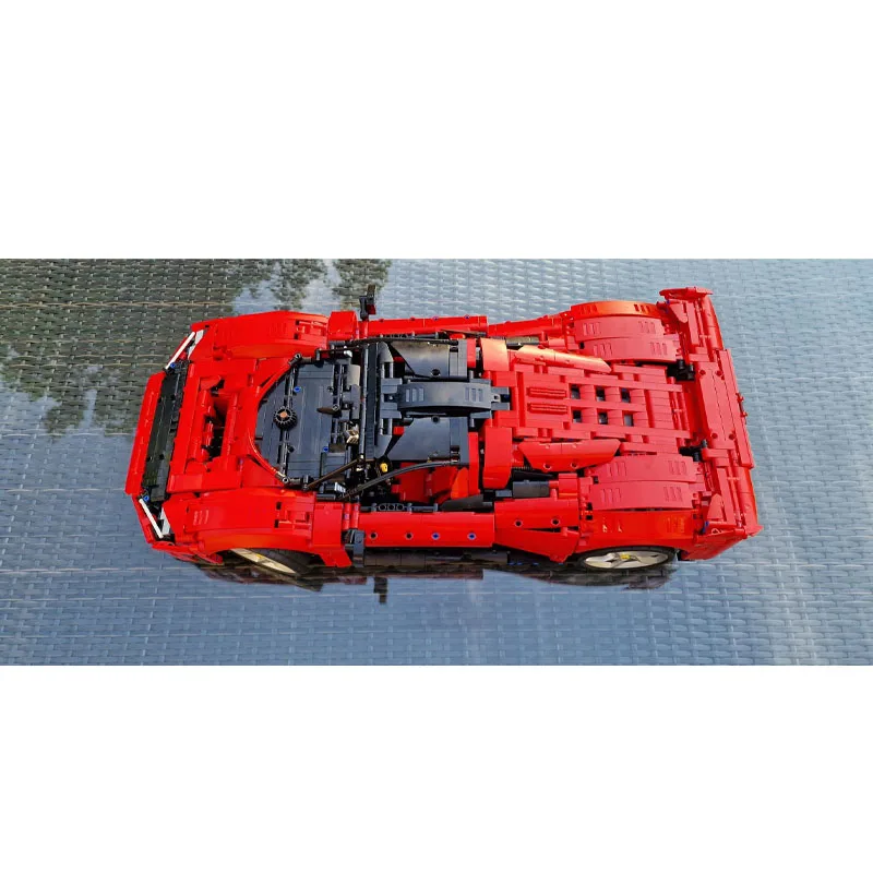 

MOC-200968Новые культовые спортивные автомобильные гоночные строительные блоки F80, модель 5117PartsMOC, креативные строительные блоки на день рождения для мальчиков и детей