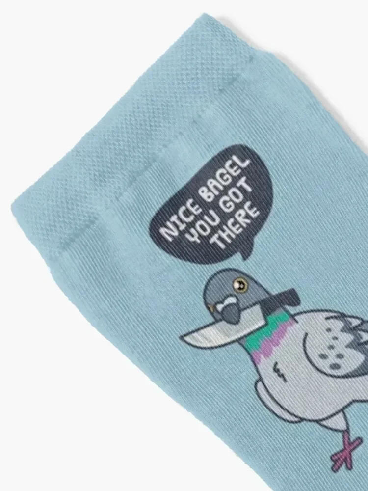 Cute Pigeon With A Knife Socks designer brand New year's Stockings Socks For Girls Men's