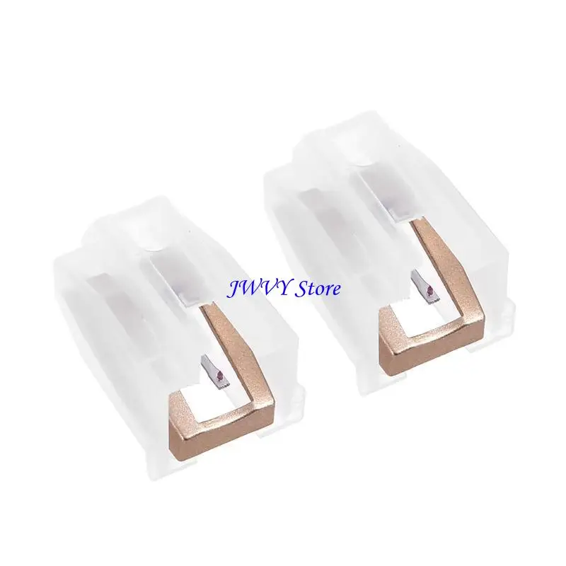 573A 2x Vinyl Turntable Needle for Record Player Pickup Needles Turntable Cartridge for Vinyl Disc Cap Record Player