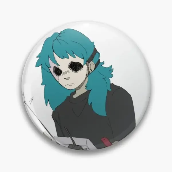 Sally Face Sal Fisher Sf Sallyface Super Hey Soft Button Pin Customizable Jewelry Cartoon Brooch Gift Decor Clothes Creative Hat