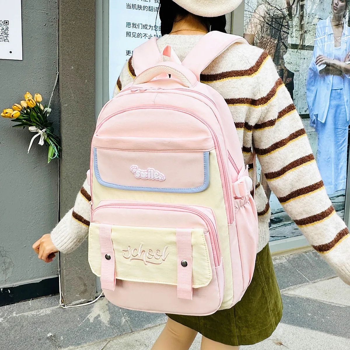 mochila-de-gran-capacidad-estilo-coreano-mochila-informal-con-estampado-de-letras-y-colgante-mochila-escolar-para-ninas