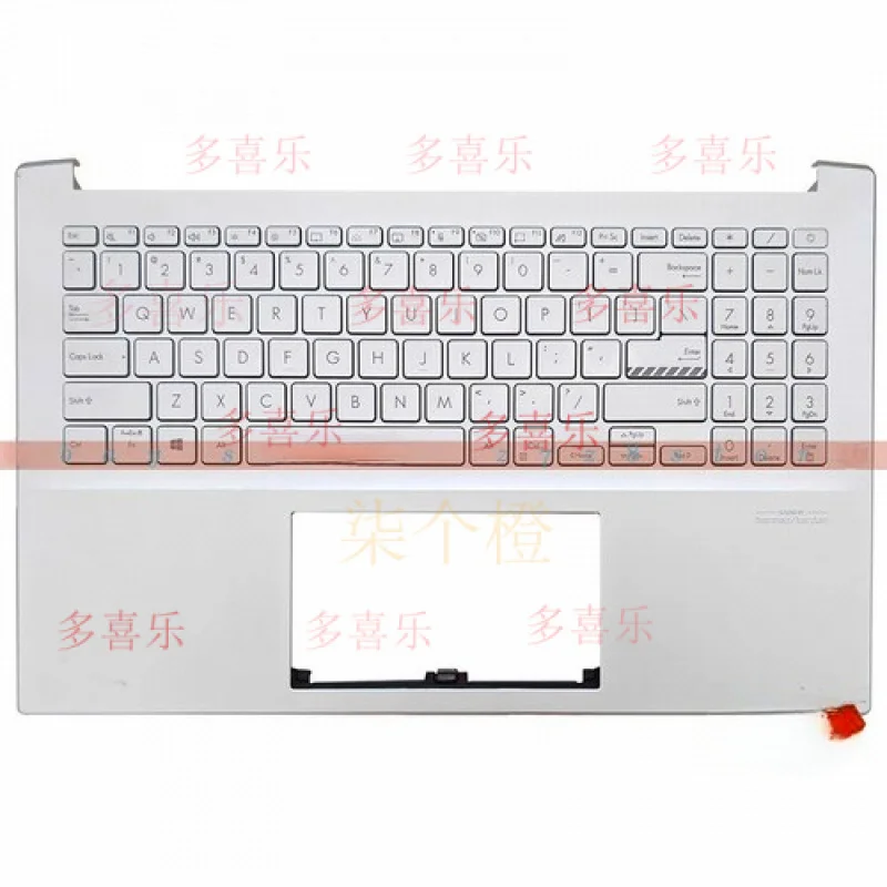 

ZMZM для ASUS VivoBook Pro15 M3500Q K3500P X3500QA Клавиатура США с подсветкой для рук, серебристая