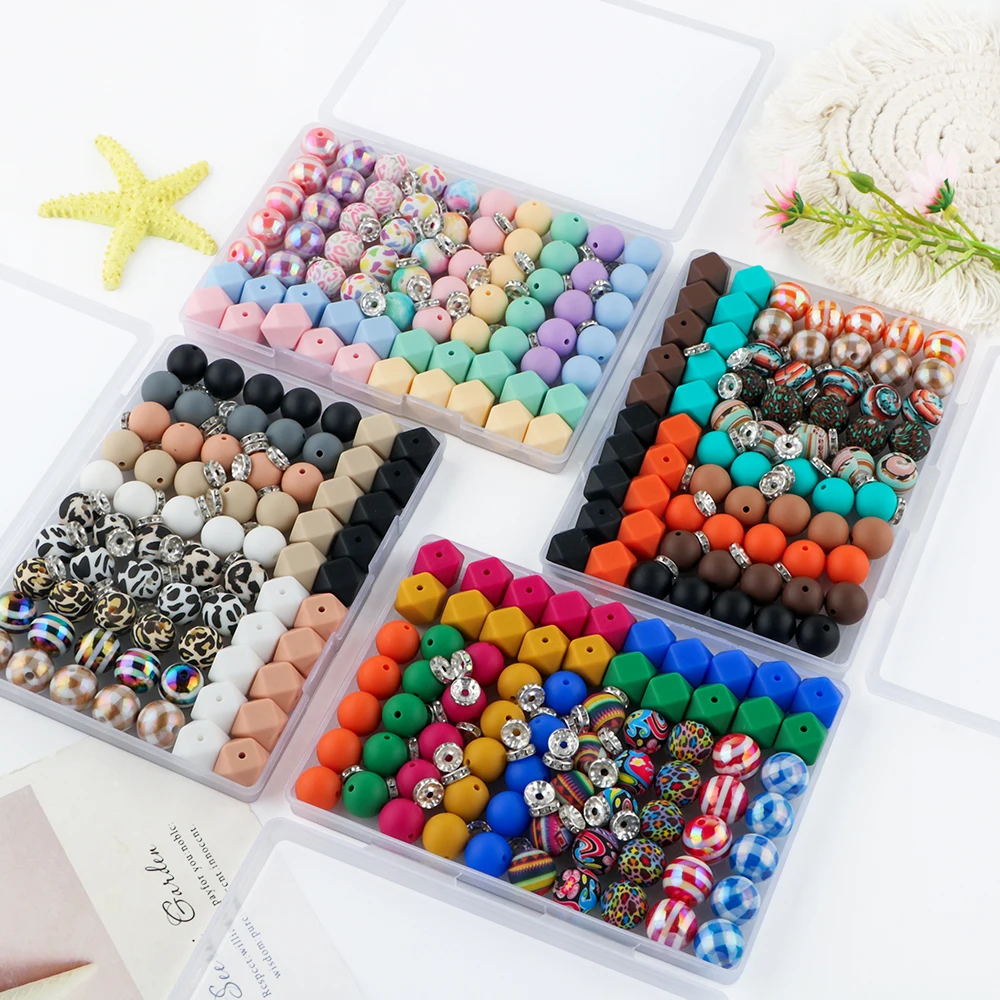 100Pcs/Box Beads Of Different Sizes Provides A More Convenient Choice For Your DIY Handmade design