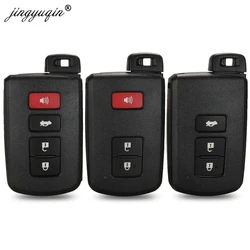 jinyuqin 2/3/4 Buttons Remote Key Shell Case for Toyota Avalon Camry RAV4 Corolla Highlander Smart Car Key Housing Fob