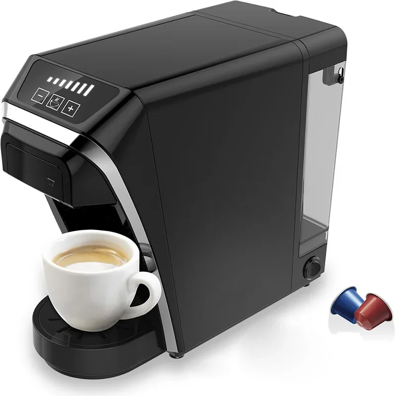 220V 4-in-1 Coffee Capsule Machine, Hot and Cold, Multifunctional Capsule Espresso Machine with Magnetic Cup Holder