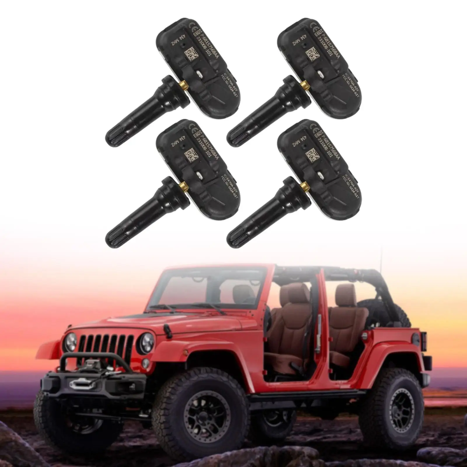 

Датчик давления в шинах для автомобиля, пластиковый, для Jeep Cherokee 2014-2020, аксессуар для мониторинга давления в шинах
