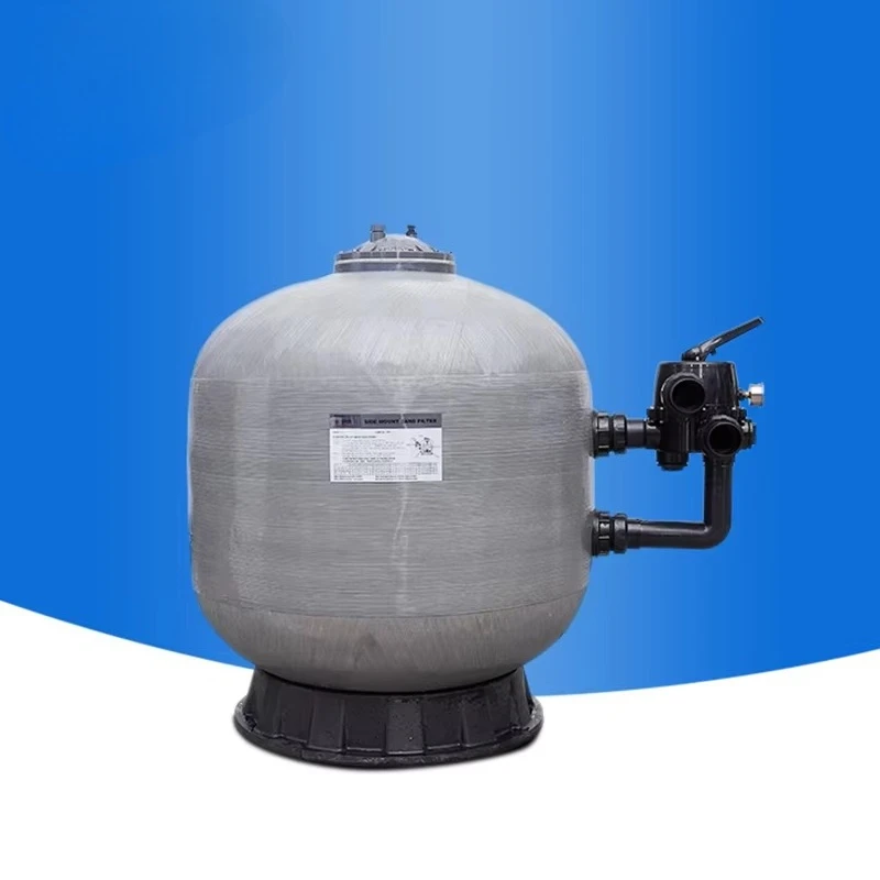 Factory Direct PIKES PS1200 1200mm Diameter Fiberglass Sand Filter for Swimming Pool Filtration Side Mount 2'' Valve Connections