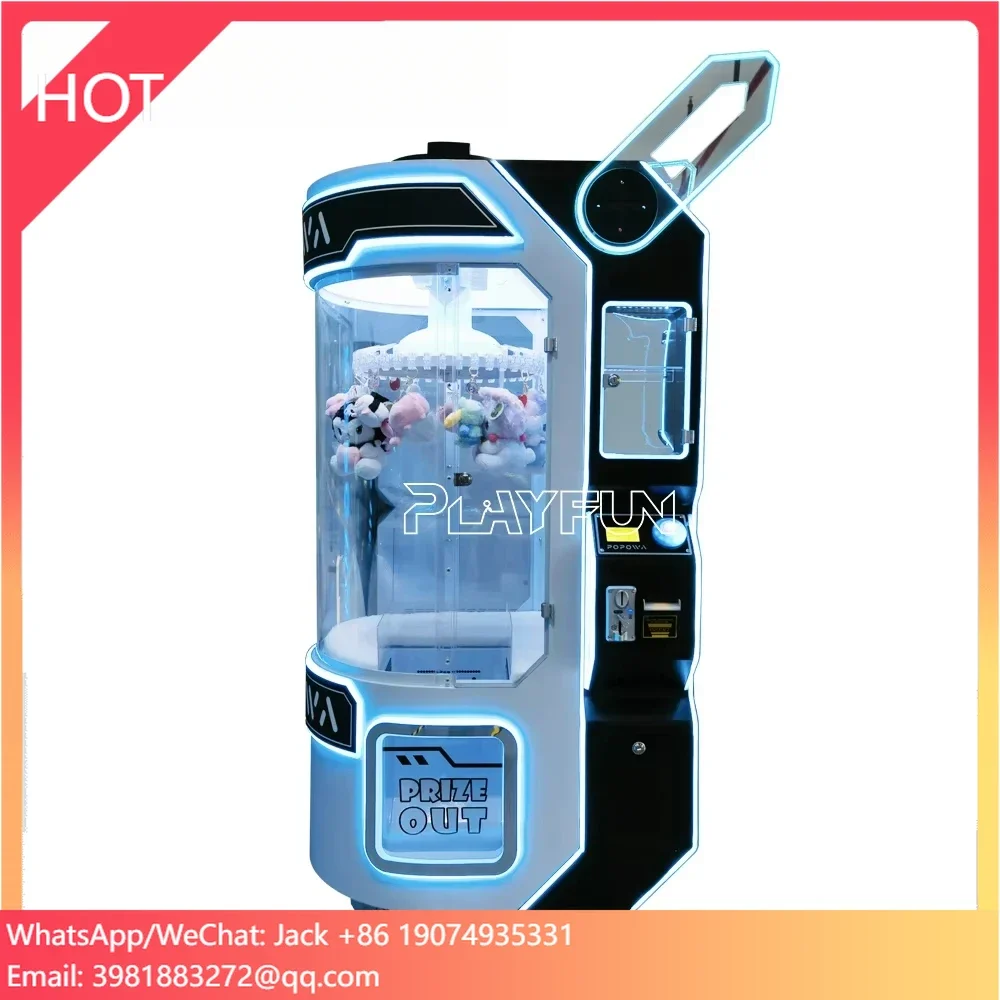 

New Coin Operated Clip Prize Gift Game Machine High Quality Pop Storm Rabbit 40 Clips Clamps Game Gift Keychaine Machines