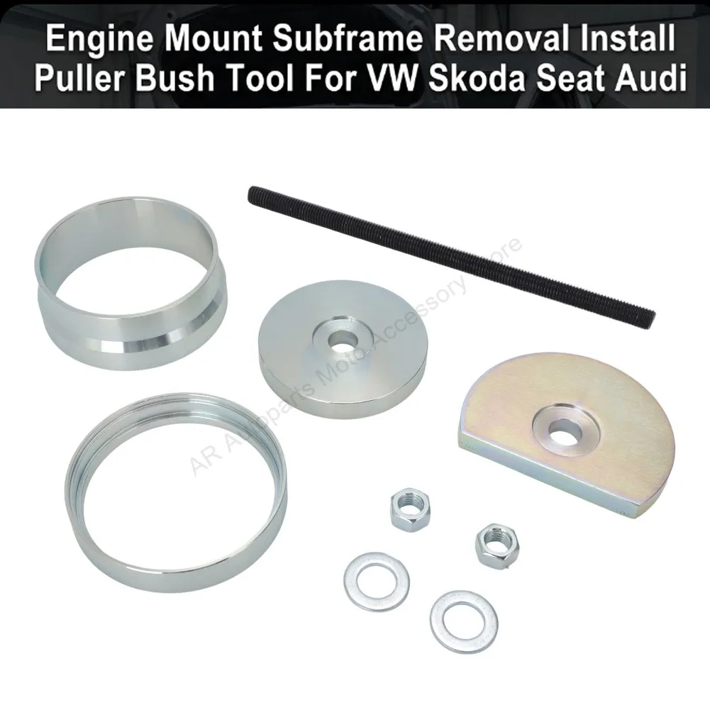 Herramienta de Extracción e Instalación de Bujes de Subchasis Delantero Compatible con VW Audi Skoda Seat 1K0199868 1K0199867