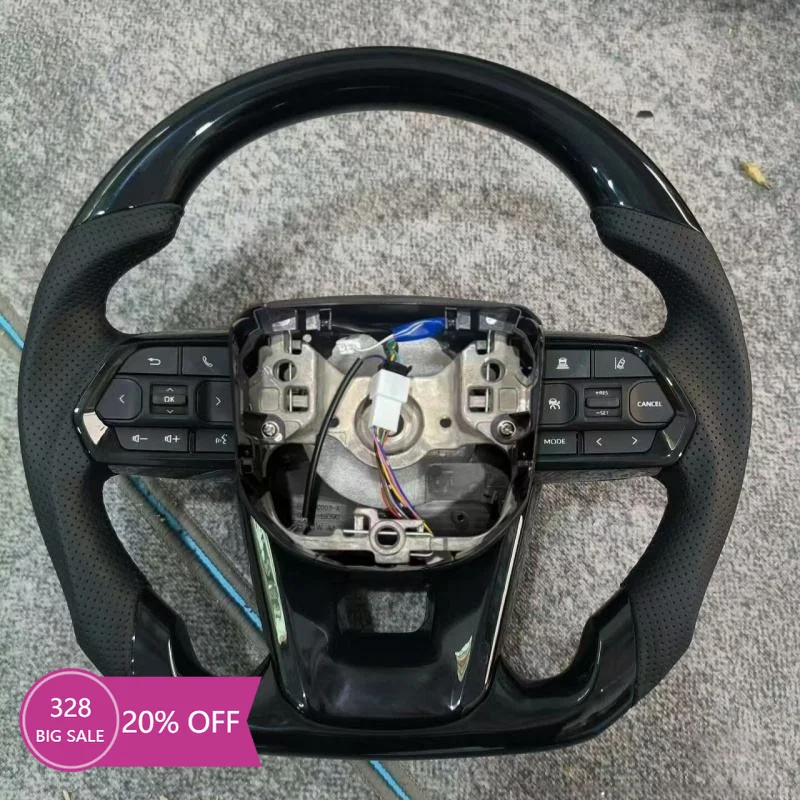 

Car Accessories New Carbon Fiber Steering Wheel for Toyota Hilux Land Cruiser Yaris LC300 Sports Car Steering Wheel