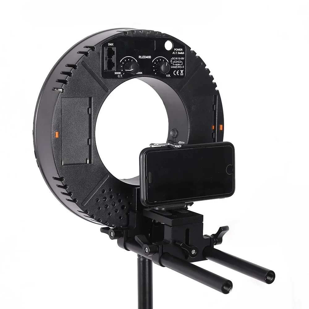 Equipo de Fotografía, Aro de Luz LED de 10 Pulgadas para Estudio Fotográfico, Regulable, con Trípode para Maquillaje, Selfies y Transmisiones en Vivo