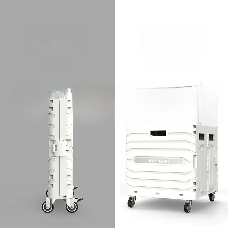 carrello-da-spesa-portatile-con-ruote-universali-impilabile-ideale-per-l'acquisto-di-verdure-con-manico-telescopico-adatto-per-attivita-all'aperto-e-campeggio-realizzato-in-acciaio-inossidabile