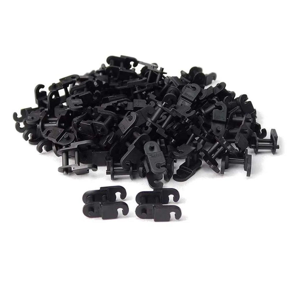 100 pz catena a maglia parti brickstechnatal 3711 14696 per MOC Building Blocks Gear Tank Track battistrada moto treno giocattoli per bambini