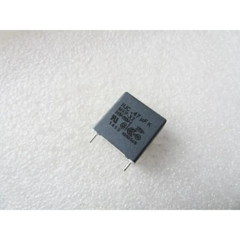 Cbb Capacitor 474K 0.47UF 275VAC 470NF HJC Taiwan Film Safety Feet Away From P15MM